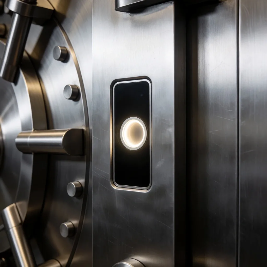 Puerta de bóveda digital de acero reforzado