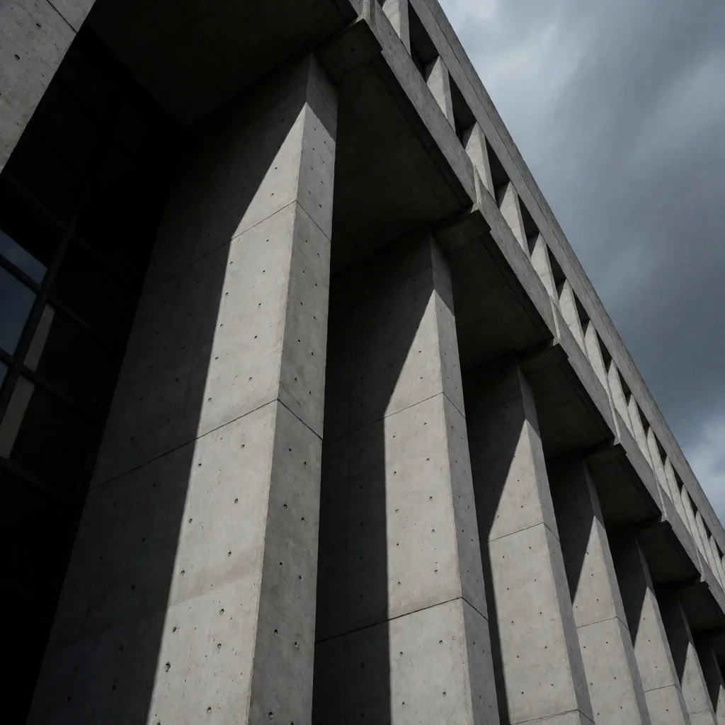 Edificio brutalista de tribunal en Buenos Aires